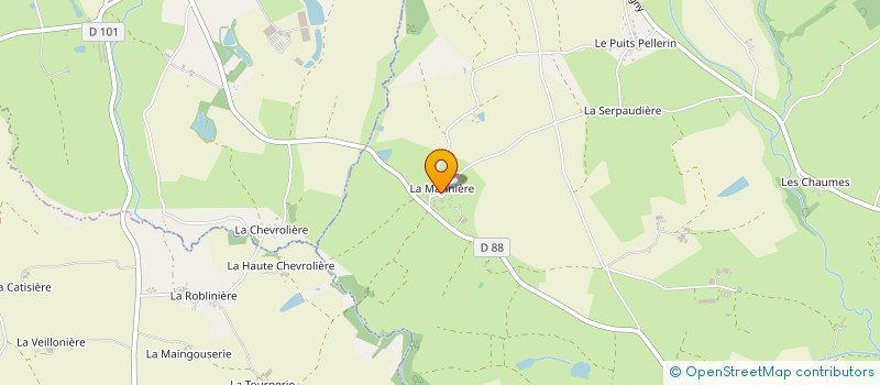 localisation de l'entreprise GFA BOIS MARIN  BOURNEZEAU