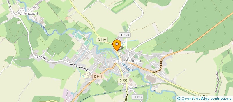 localisation de l'entreprise GFA BOIS REMAISNIL  AUXI-LE-CHATEAU