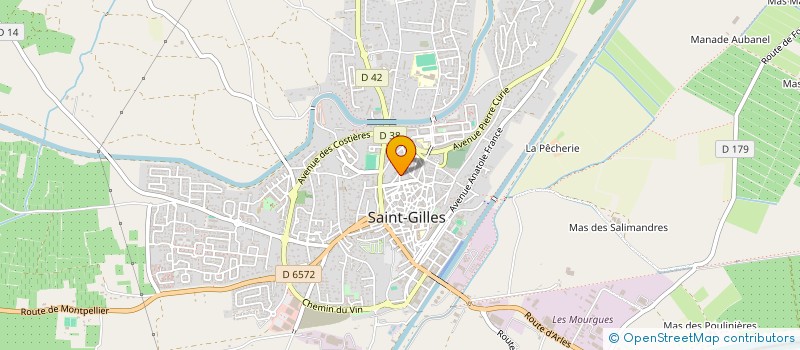 localisation de l'entreprise GFA BOISSEL CHAZE à SAINT-GILLES
