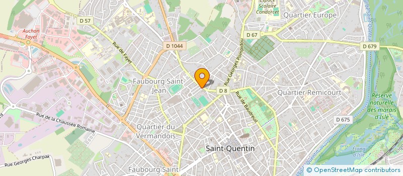 localisation de l'entreprise GFA BONELLE CARLIER  SAINT QUENTIN