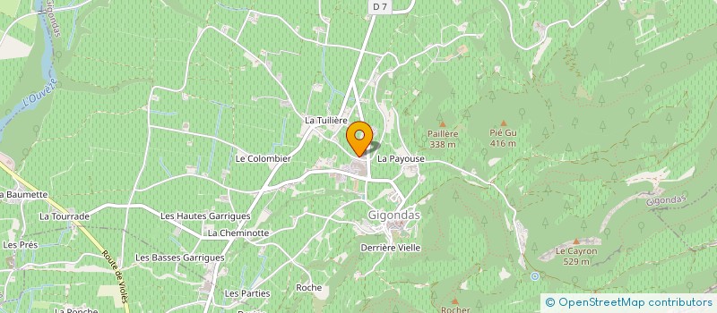 localisation de l'entreprise GFA BONFILS  GIGONDAS