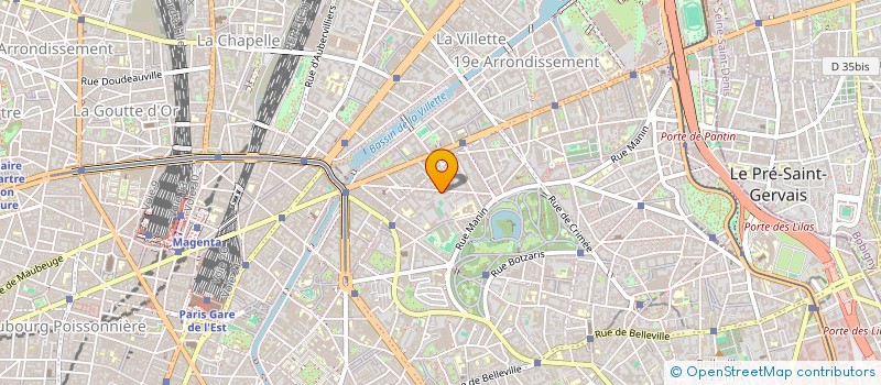 localisation de l'entreprise GFA BONNET  MIGNOVILLARD