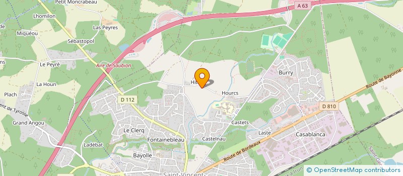 localisation de l'entreprise GFA BOUE à SAINT-VINCENT-DE-TYROSSE