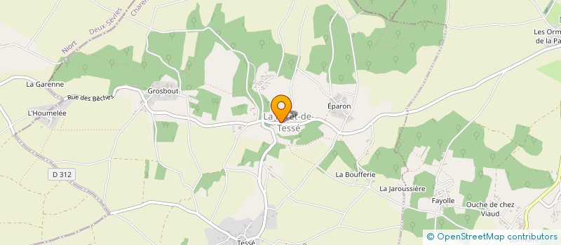 localisation de l'entreprise GFA BOUILLON à LA CHEVRERIE