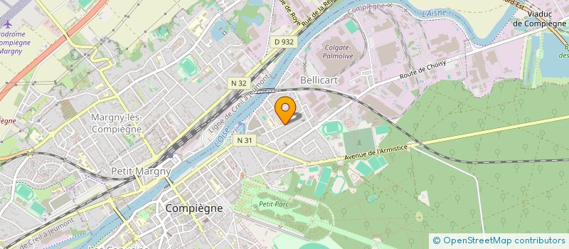 localisation de l'entreprise GFA BOULFROY  COMPIEGNE