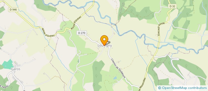 localisation de l'entreprise GFA BOURDIBET  POURSIUGUES-BOUCOUE