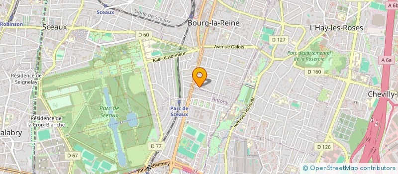 localisation de l'entreprise GFA BOURGOGNE DESAUGE à BOURG-LA-REINE