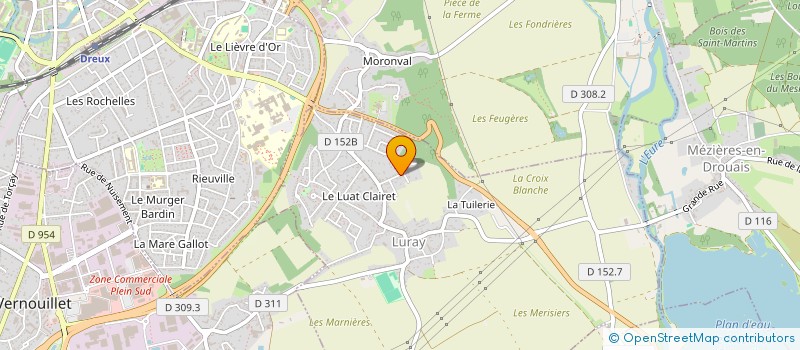 localisation de l'entreprise GFA BOURGOIN PERE & FILS à LURAY