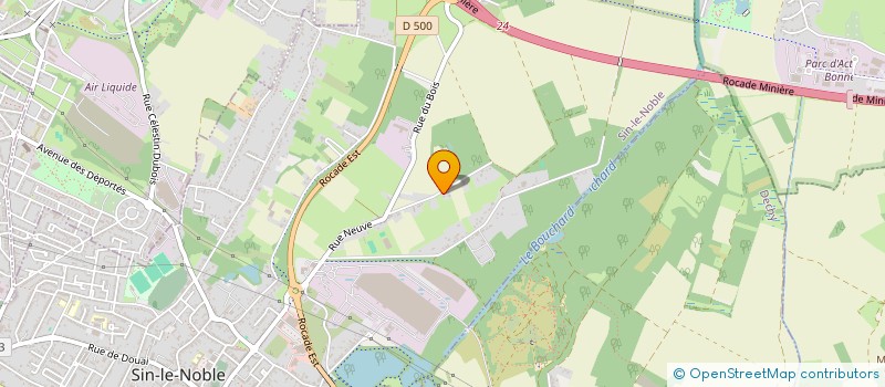 localisation de l'entreprise GFA BOUTRY  SIN-LE-NOBLE