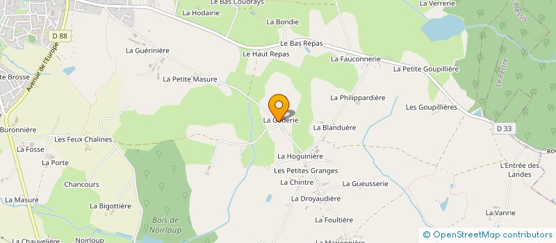 localisation de l'entreprise GFA BOUVET-MARECHAL  ARGENTRE-DU-PLESSIS