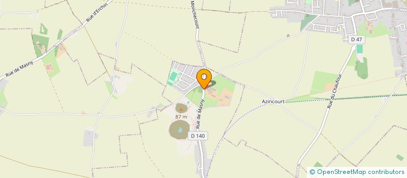 localisation de l'entreprise GFA BRABANT FRERES à MONCHECOURT