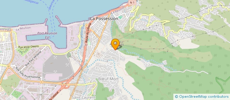 localisation de l'entreprise GFA BRAS MOUTON à LA POSSESSION