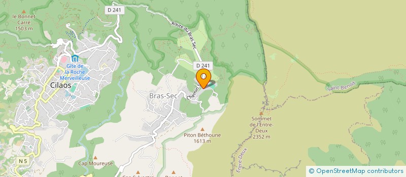 localisation de l'entreprise GFA BRAS SEC  CILAOS