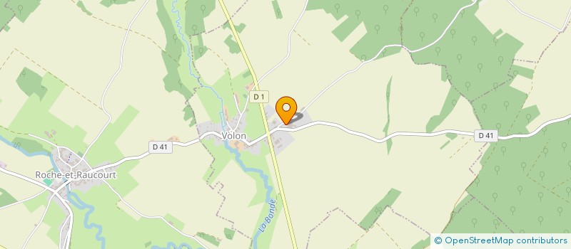 localisation de l'entreprise GFA BRENEY  VOLON