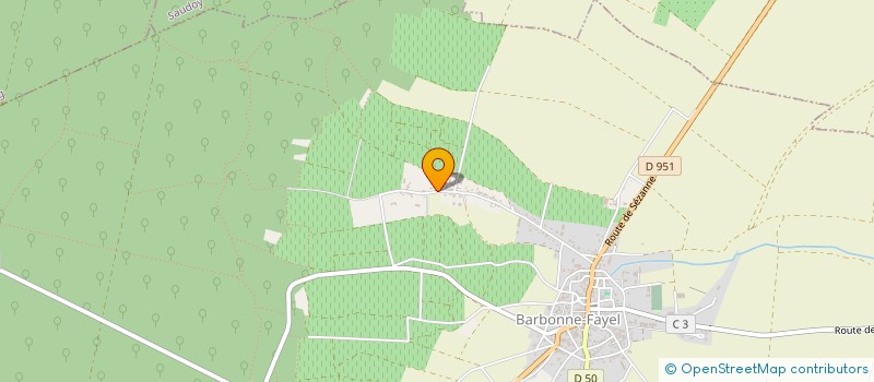 localisation de l'entreprise GFA BRIE CHAMPAGNE  BARBONNE-FAYEL