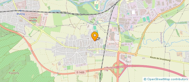 localisation de l'entreprise GFA BROVO JOST EDGAR  DORLISHEIM