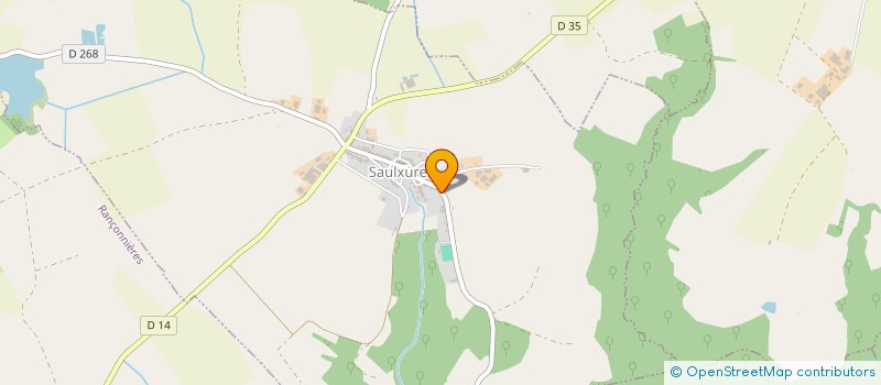 localisation de l'entreprise GFA BRUNOT à SAULXURES