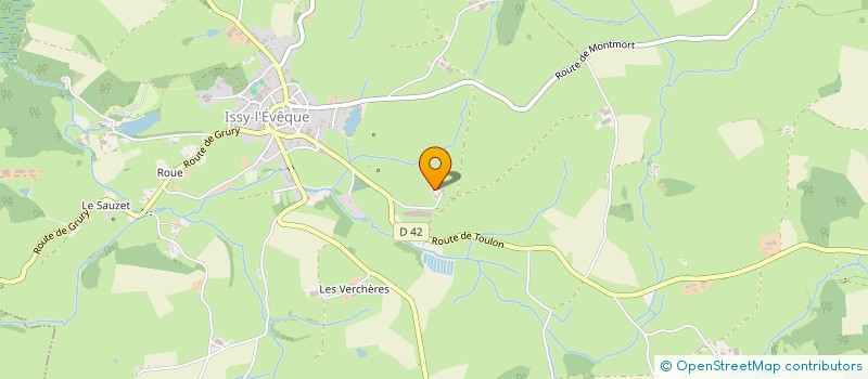 localisation de l'entreprise GFA BSCAV  ISSY L'EVEQUE