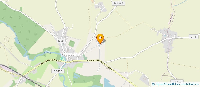localisation de l'entreprise GFA BUHOT GALLOU à SAINT-GEORGES-SUR-EURE
