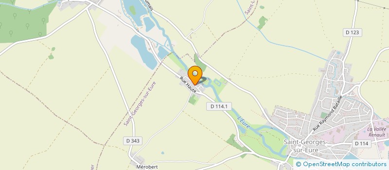 localisation de l'entreprise GFA BUHOT ROBILLARD à ST ARNOULT DES BOIS