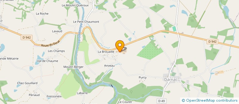 localisation de l'entreprise GFA BURDEN  VAL-D'OIRE-ET-GARTEMPE