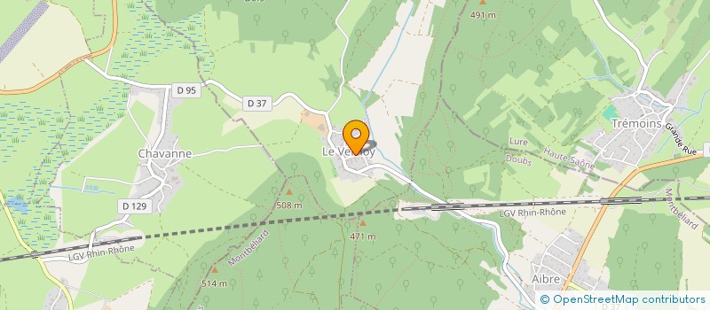 localisation de l'entreprise GFA BURGER  LE VERNOY