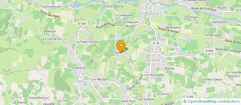 localisation de l'entreprise GFA BUSSY  SAINT-JULIEN