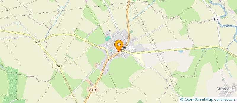 localisation de l'entreprise GFA C.B.B.  TANTONVILLE