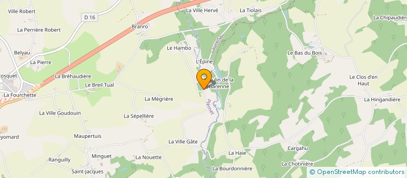 localisation de l'entreprise GFA CAILLIBOTTE  LAURENAN