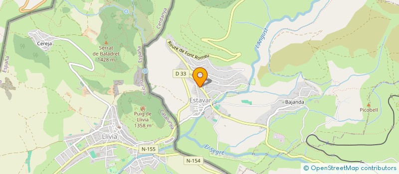 localisation de l'entreprise GFA CAL TUYES  ESTAVAR