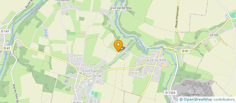 localisation de l'entreprise GFA CALIFAX  LAIZE-CLINCHAMPS