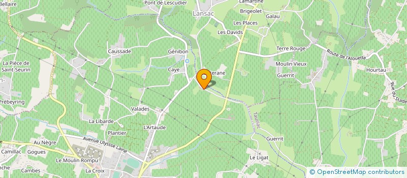 localisation de l'entreprise GFA CAMPONAC à BOURG