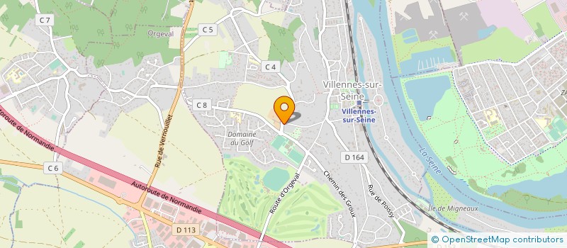 localisation de l'entreprise GFA CANADA  VILLENNES-SUR-SEINE