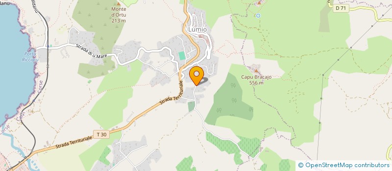 localisation de l'entreprise GFA CANAPILE à LUMIO