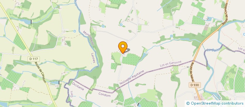 localisation de l'entreprise GFA CAP DE BOSC  MONCRABEAU