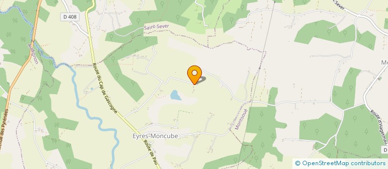 localisation de l'entreprise GFA CAP DE LA HARGUE  EYRES-MONCUBE