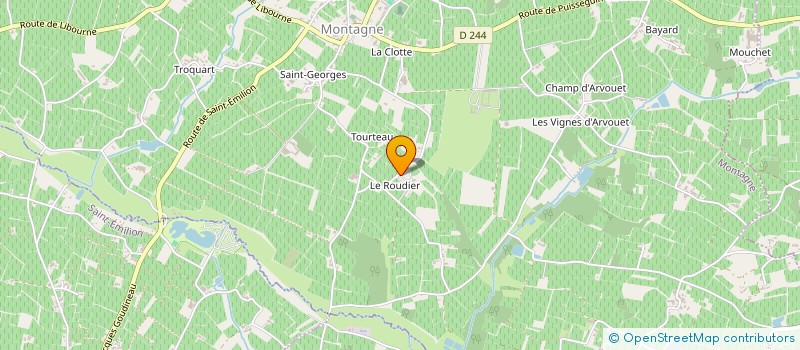 localisation de l'entreprise GFA CAPDEMOURLIN  MONTAGNE