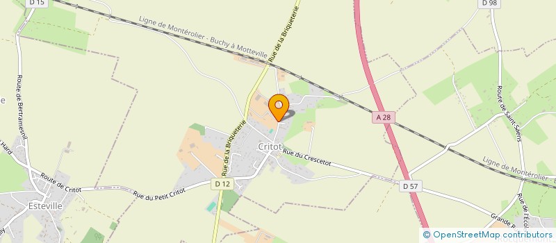 localisation de l'entreprise GFA CAPTOT  CRITOT