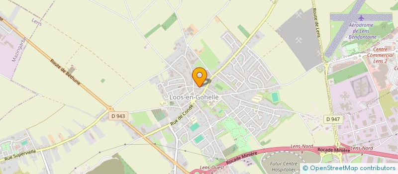 localisation de l'entreprise GFA CARON  LOOS-EN-GOHELLE