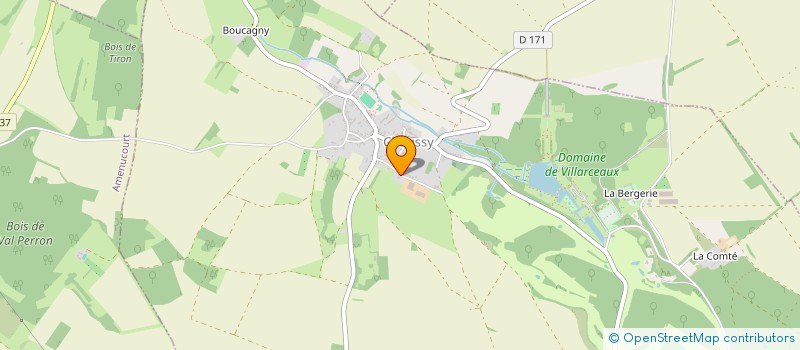 localisation de l'entreprise GFA CARPENTIER à CHAUSSY