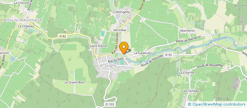 localisation de l'entreprise GFA CARRAUD à LUGNY