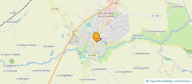 localisation de l'entreprise GFA CASSIN BOISPEAN  TREMENTINES