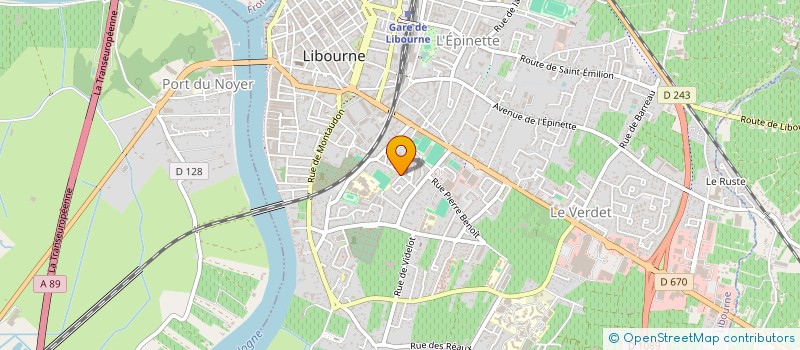 localisation de l'entreprise GFA CAZENAVE-MAHE  VAYRES