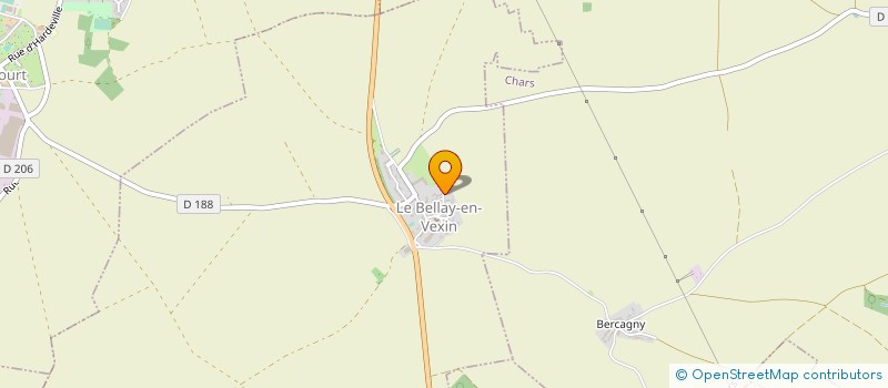 localisation de l'entreprise GFA CBJ  LE BELLAY-EN-VEXIN