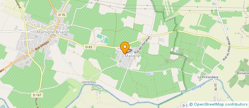 localisation de l'entreprise GFA CFR  TERRANJOU