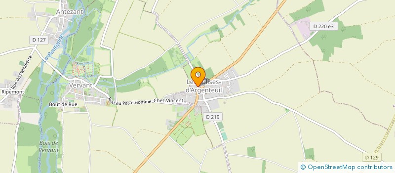 localisation de l'entreprise GFA CHAMBELLIER  ASNIERES-LA-GIRAUD