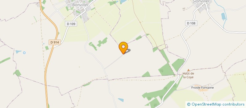 localisation de l'entreprise GFA CHAMPETRE  SIONVILLER