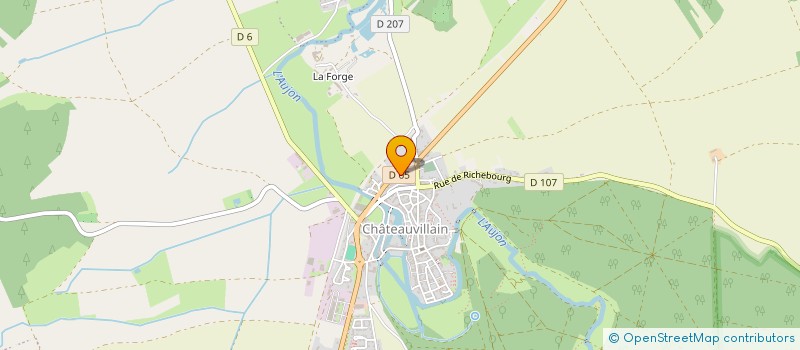 localisation de l'entreprise GFA CHANTAU à LAFERTE-SUR-AUBE