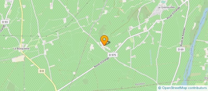 localisation de l'entreprise GFA CHARAVIN BRUN DURAND  RASTEAU