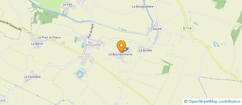 localisation de l'entreprise GFA CHARENTE MARITIME IV  GENOUILLE